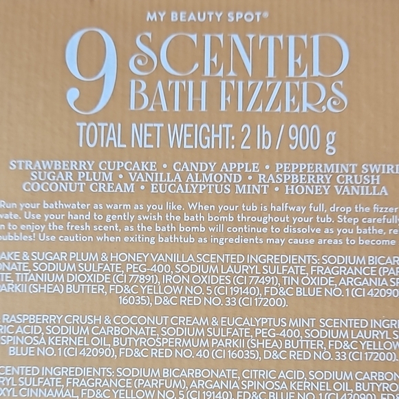 Scented 🎁 Bath Fizzers - Multicolor Set - Picture 3 of 5